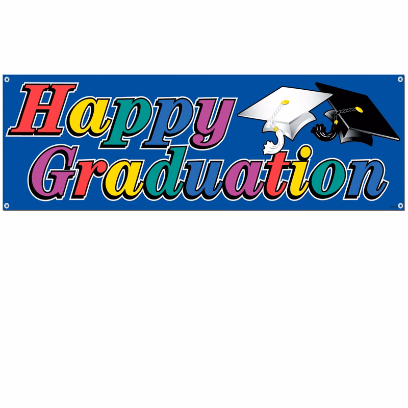 Happy Graduation Sign Banner