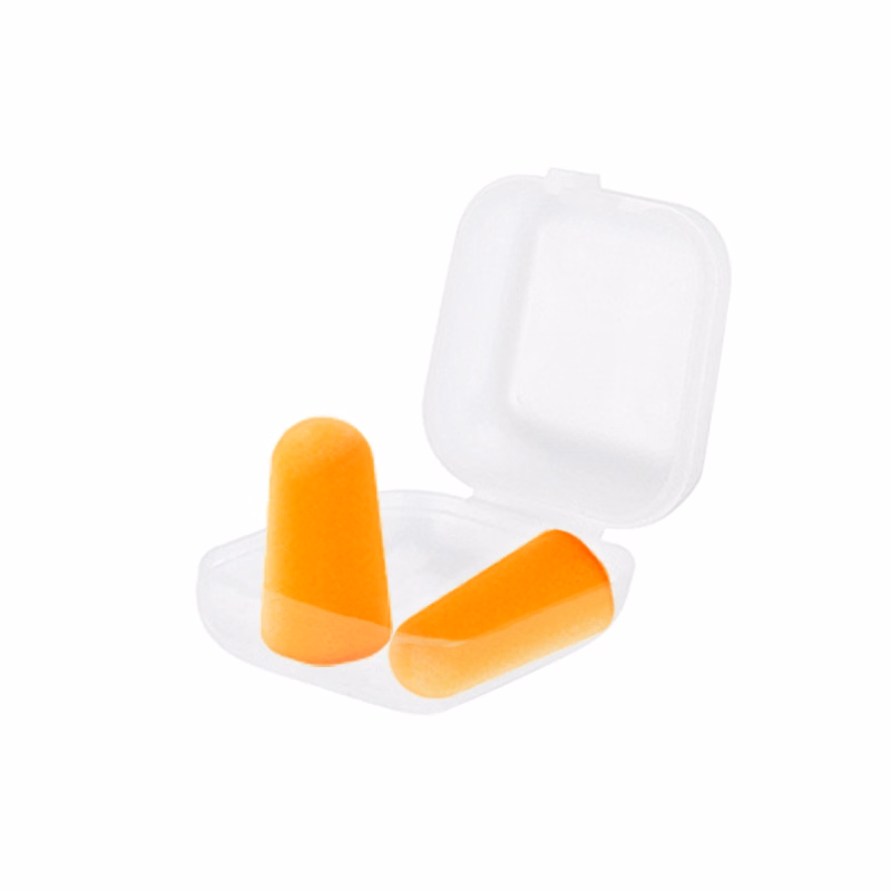 Ear plugs offer protection from loud noises and background noise