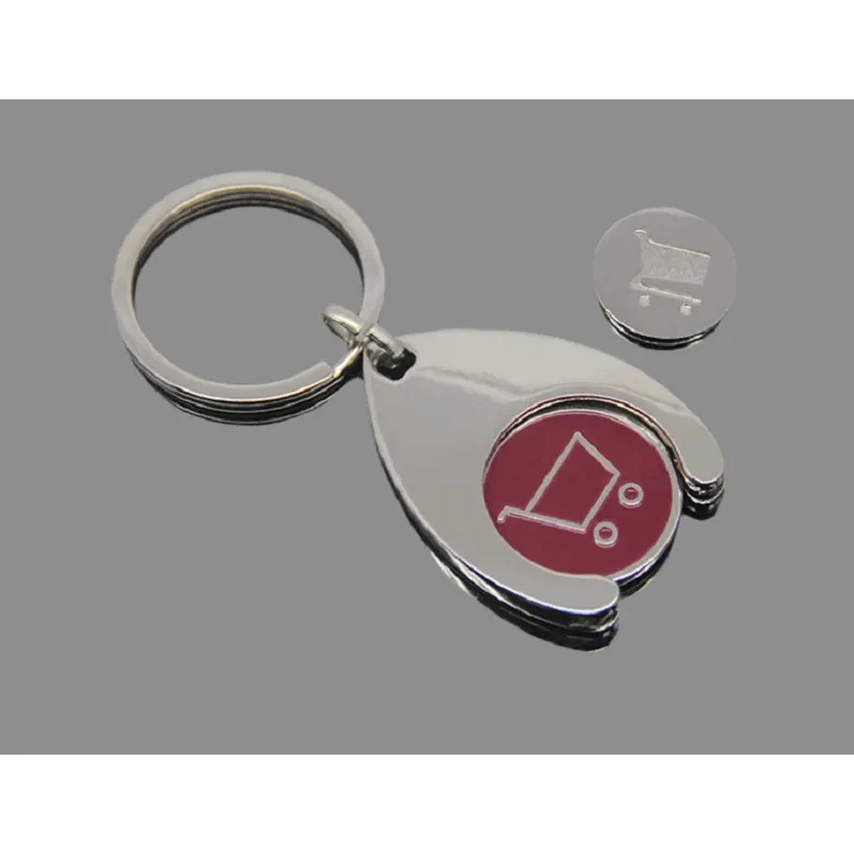 trolley coin keychain 1