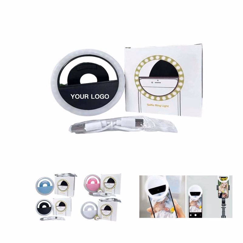 LED Selfie Ring Light with Adjustable Brightness