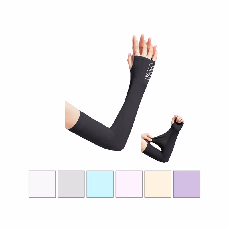 UPF 50+ Compression Cool Arm Covers for Men Women