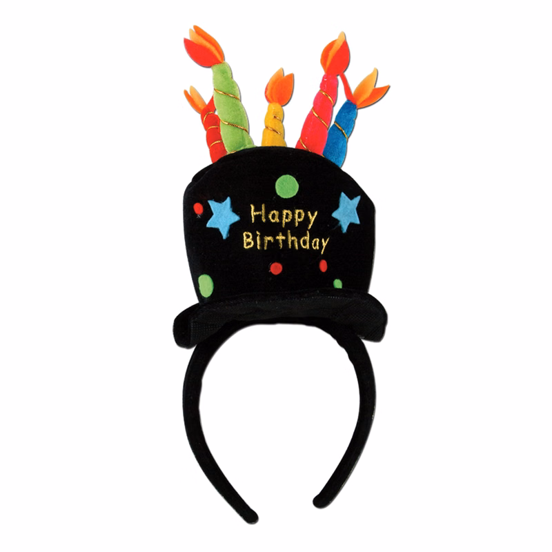 Plush Birthday Cake Headband