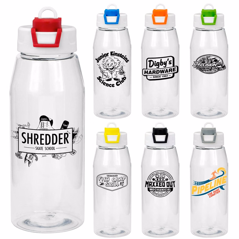 Two Tone Pop Up 32 oz. Bottle