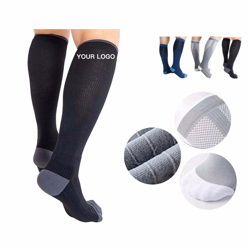 Knee High Soccer Socks with Cushioning for Sports