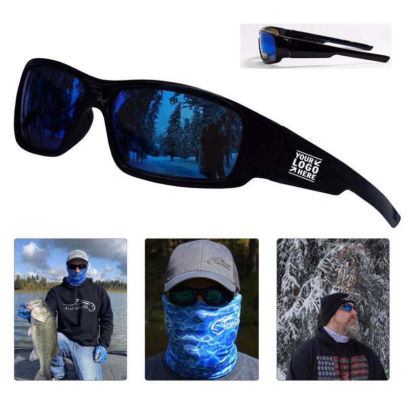 Men Women UV400 9 Colors Fishing Gift Fishoholic Polarized Hiking Sunglasses
