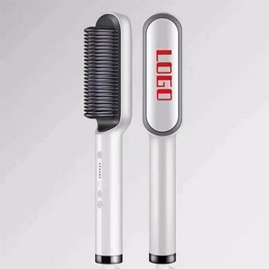 Straightening Comb Brush With Heating Function