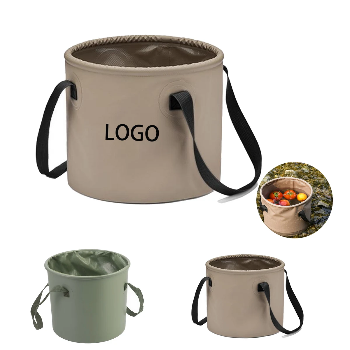 10L Camping Collapsible Bucket 1