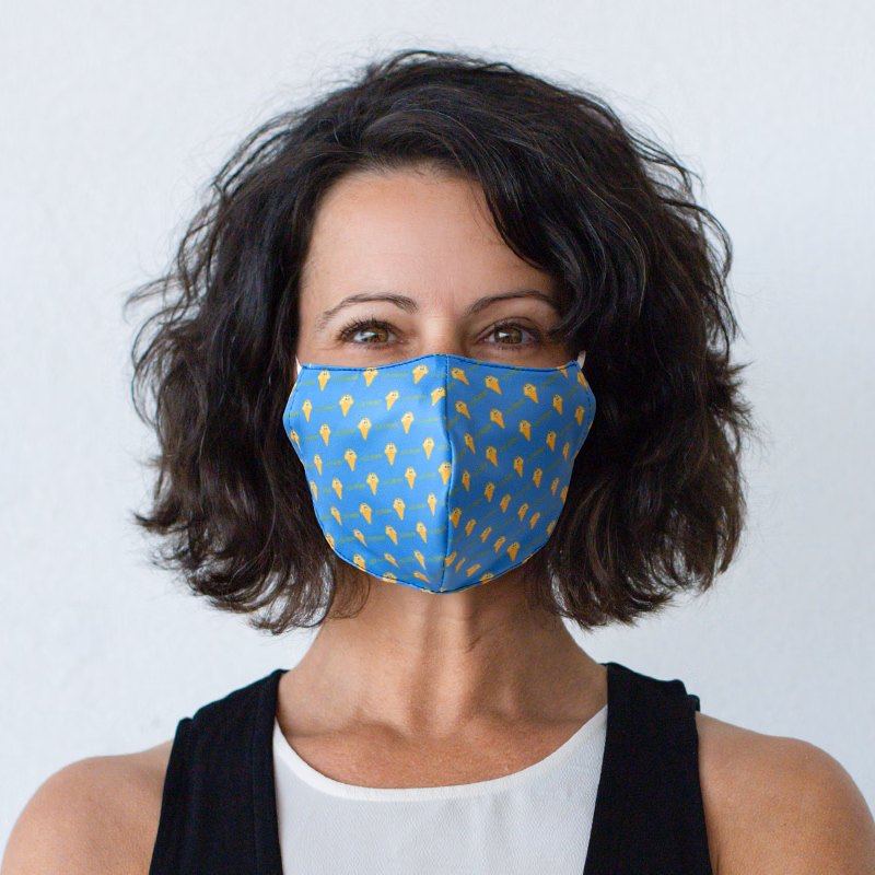 Adjustable Comfortable Full Color Face Mask