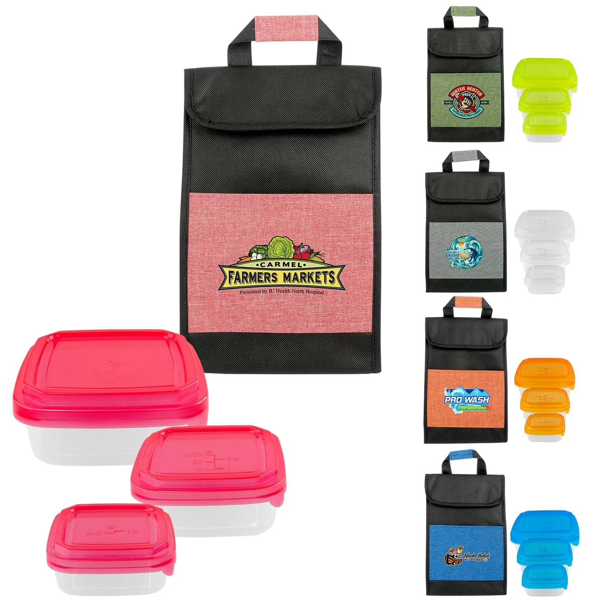 Ridge Portion Control Tote Set 1