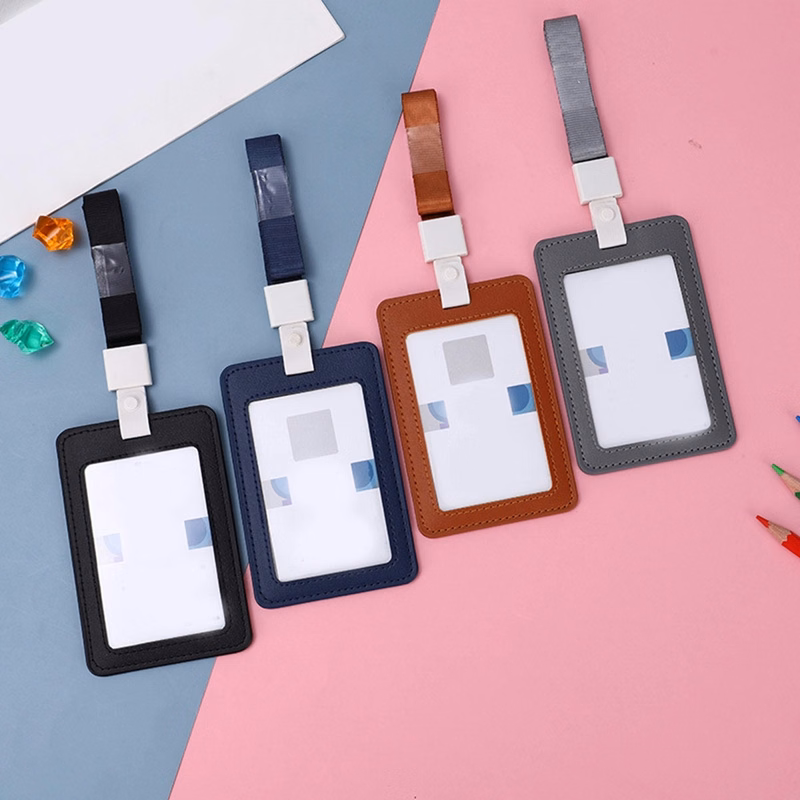 Leather Id Badge Holder