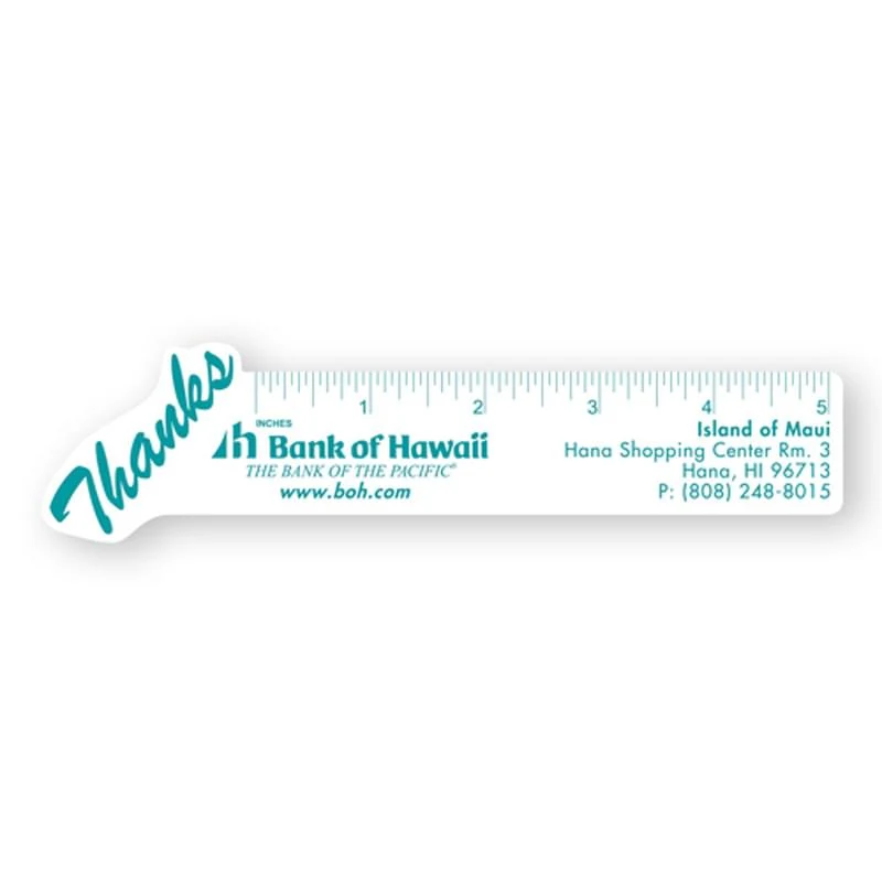 Thank You Polystyrene Ruler (1 3/4"x7") 1