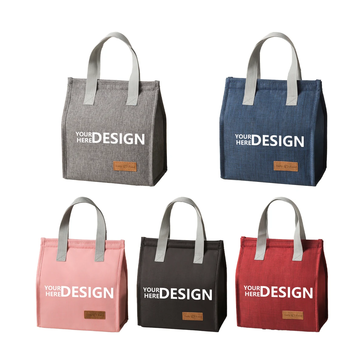 Oxford Cloth Lunch Cooler Tote 1