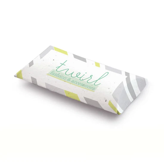 Single-Sided Seed Paper Pillow Boxes 1