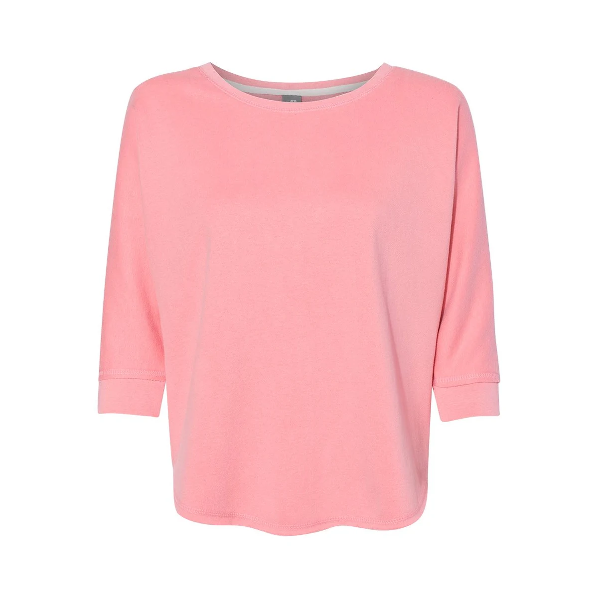 Women's Lounge Fleece Dolman Crewneck Sweatshirt - 8685 1