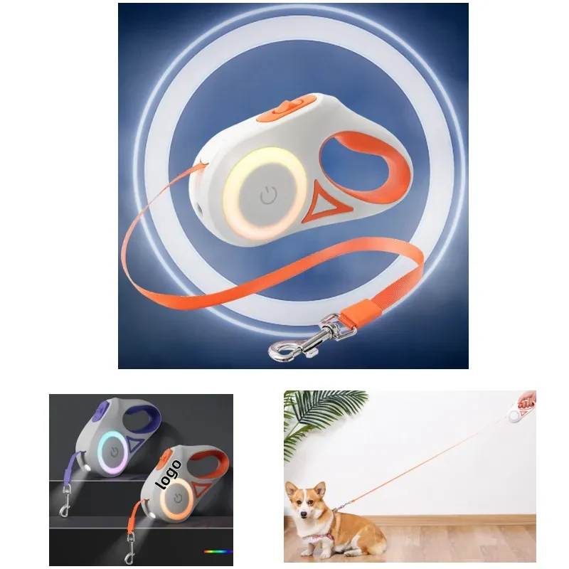Retractable Dog Leash with Light 1