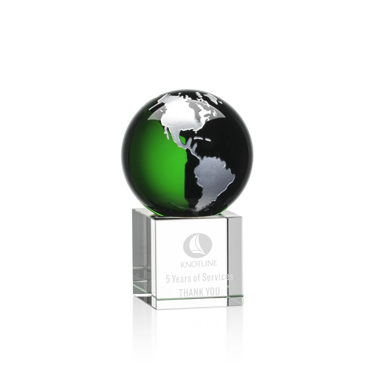 Haywood Globe Award - Green/Silver 1