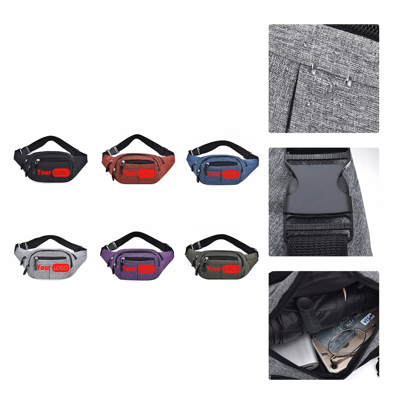 MOQ50 Lightweight Travel Waist Bag