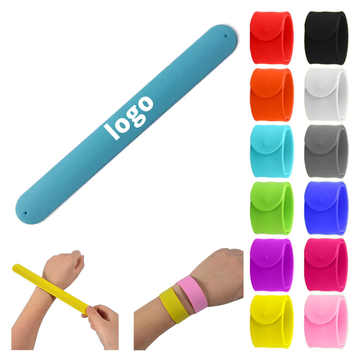 Colourful Smooth Silicone Fashion Bracelet 1