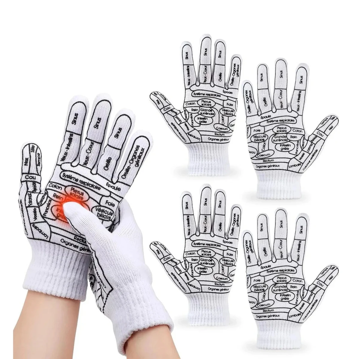 1 Pair of Reflexology Gloves 1