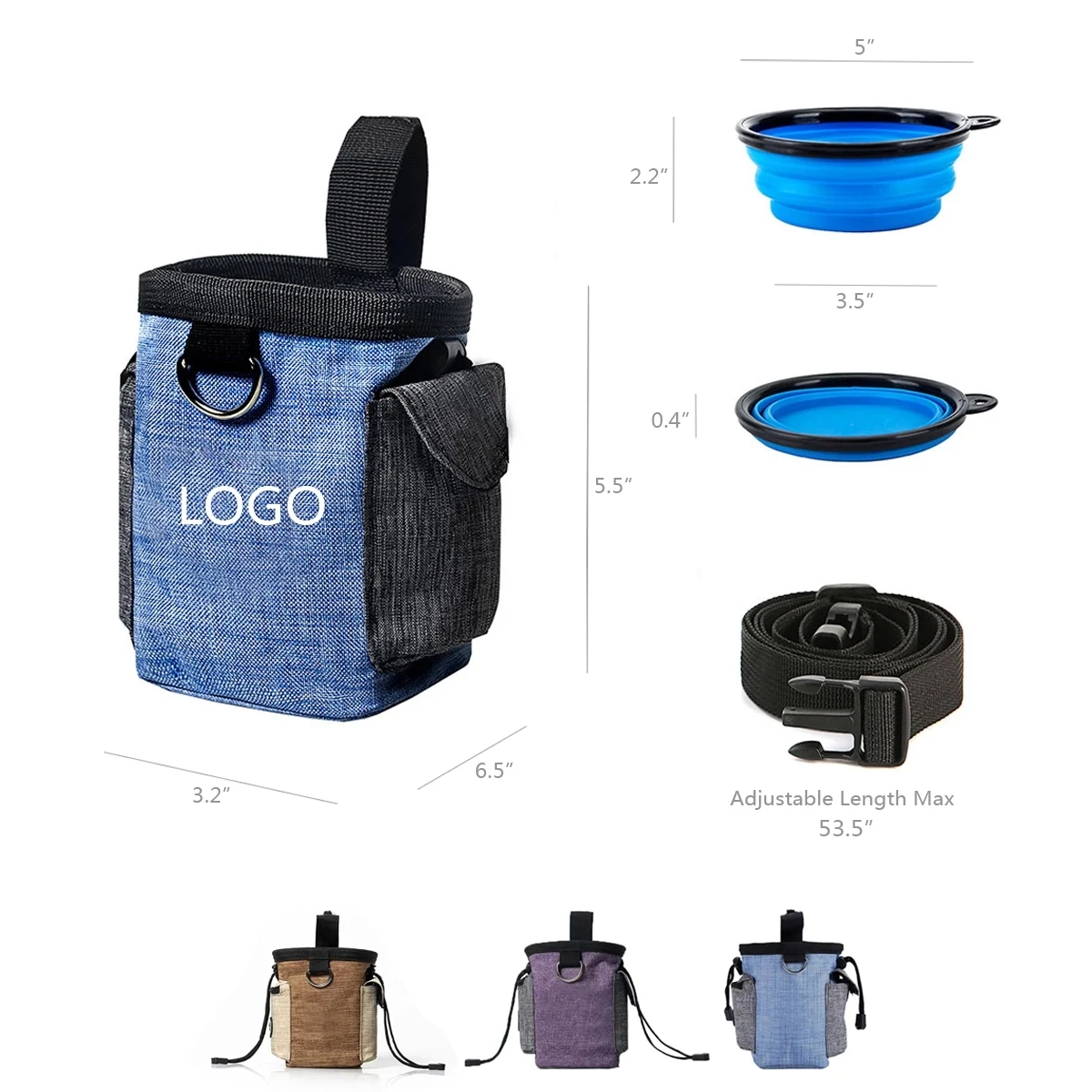 A waist bag for pet training 1