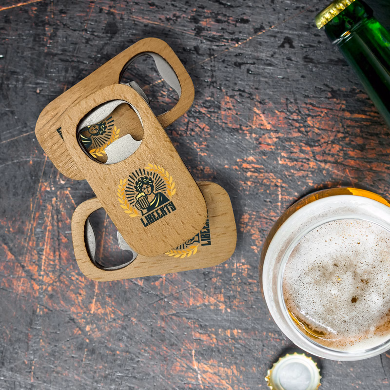 Miniature Wood Bottle Opener