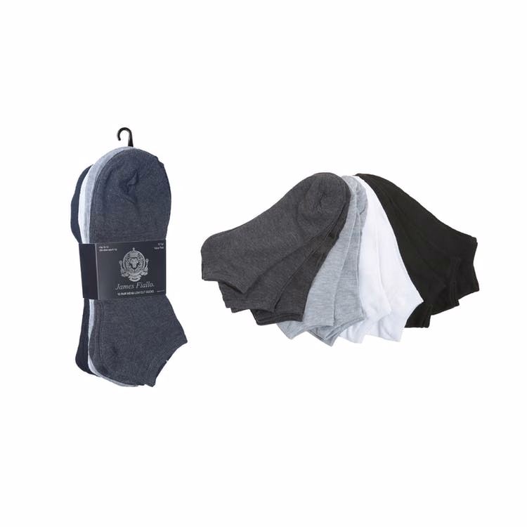 Men's Low-Cut Socks - 3 Colors Size 10-13 10 Pack
