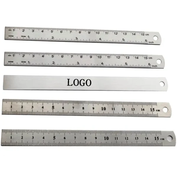 6" Stainless Steel Ruler 1