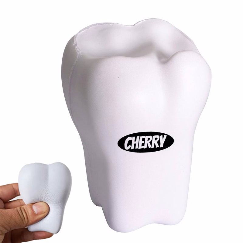 Tooth Shaped PU Stress Reliever Toy