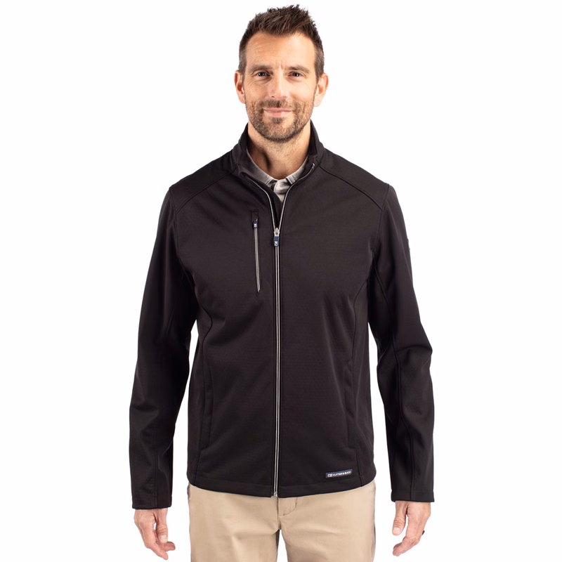 Cutter & Buck Evoke Recycled Honeycomb Fleece Mens Full Zip Jacket