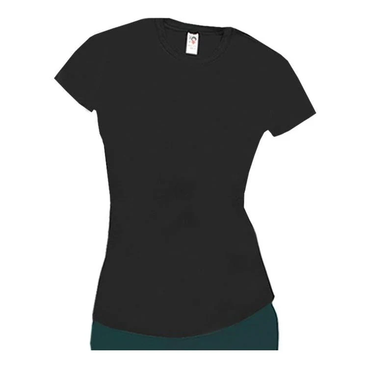 Women's Spandex T-Shirts - Black Small 1