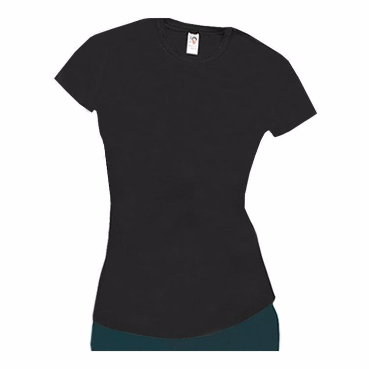 Women's Spandex T-Shirts - Black Small