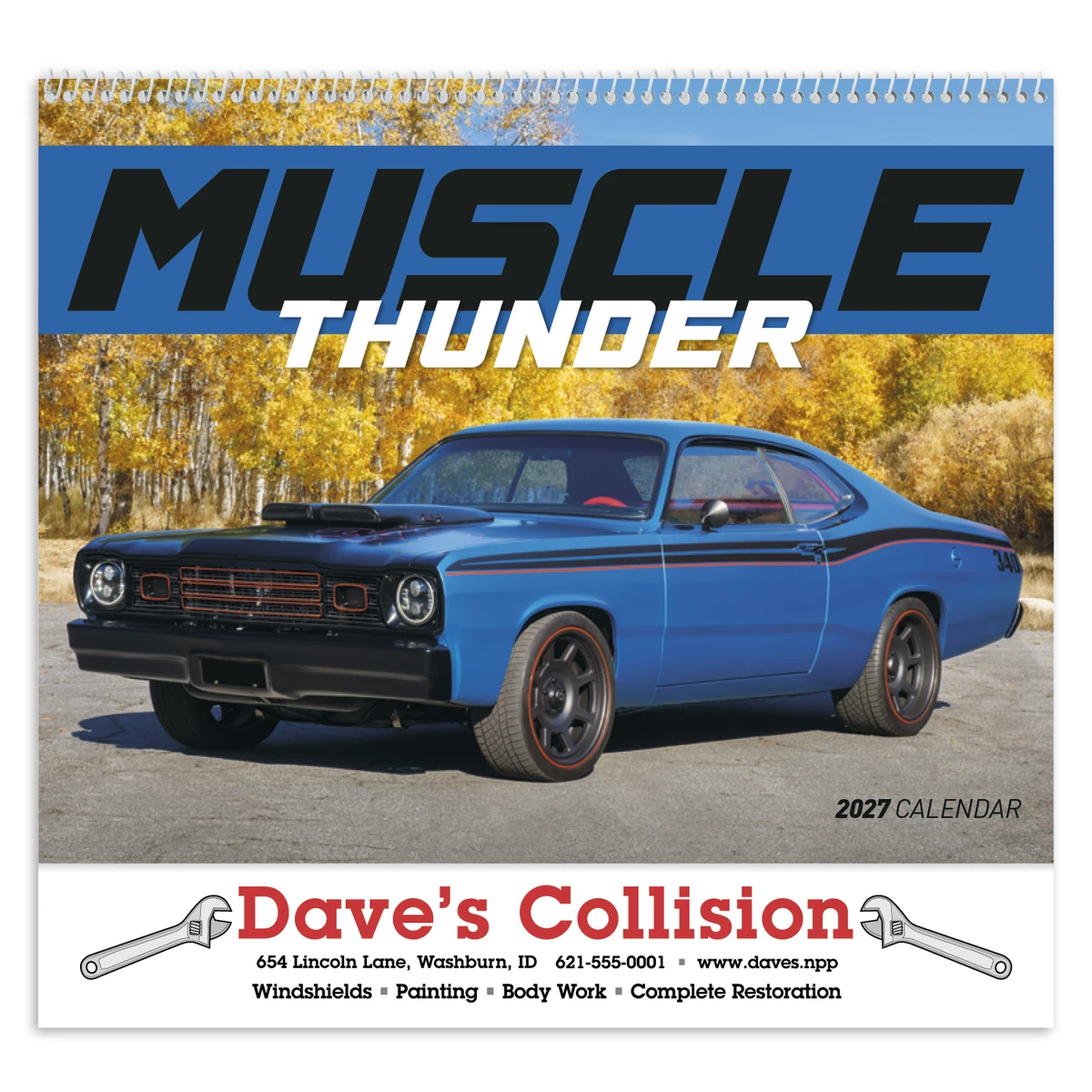 Good Value™ Muscle Thunder - Spiral Calendar 1