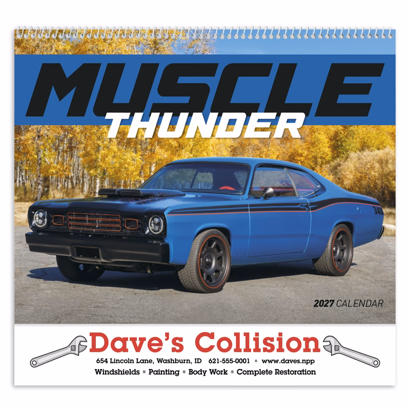 Good Value™ Muscle Thunder - Spiral Calendar