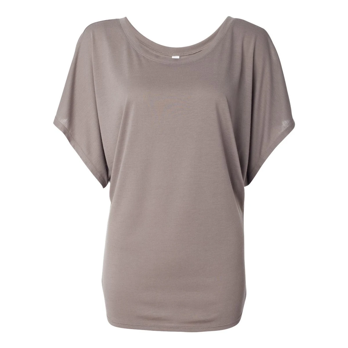 Women's Flowy Draped Dolman Tee - 8821 1