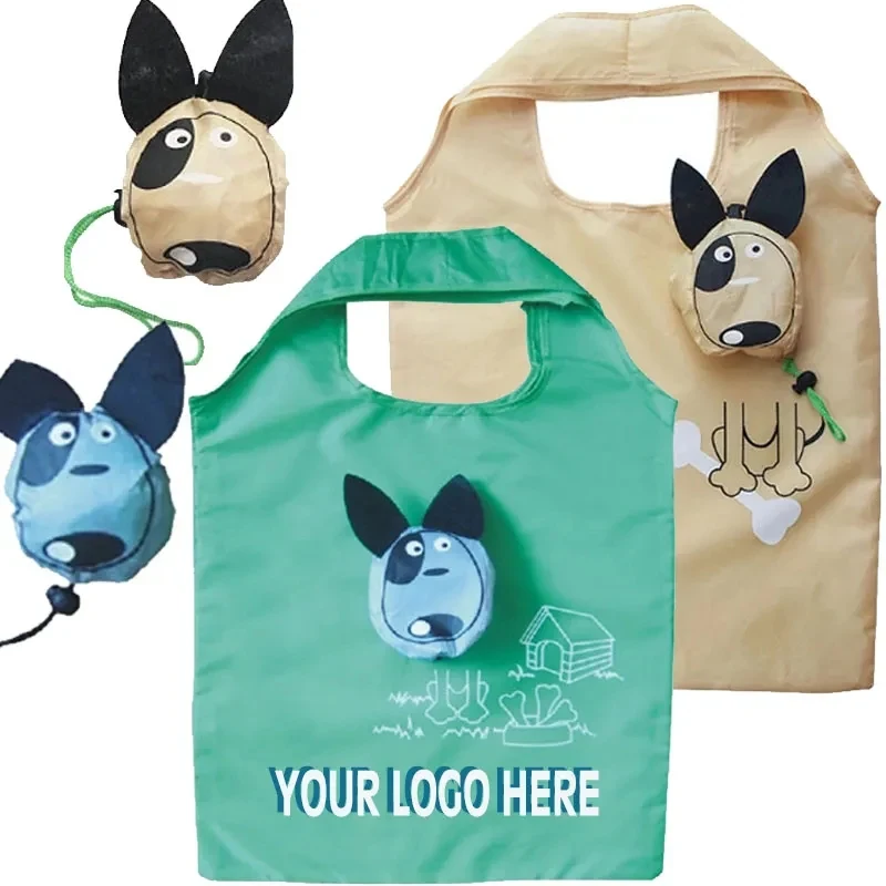 Dog Shaped Foldable Shopping Tote Bag 1