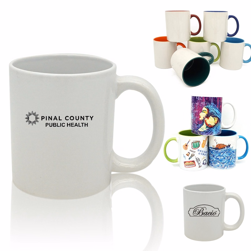 11OZ C Handle Coffee Ceramic Cups