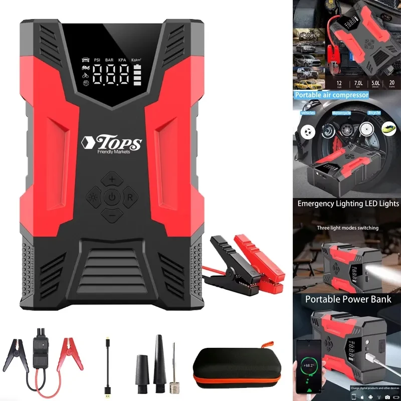 Jump Starter with Air Compressor 1