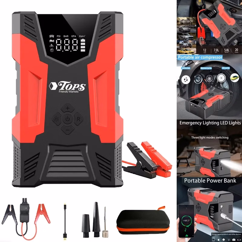 Jump Starter with Air Compressor