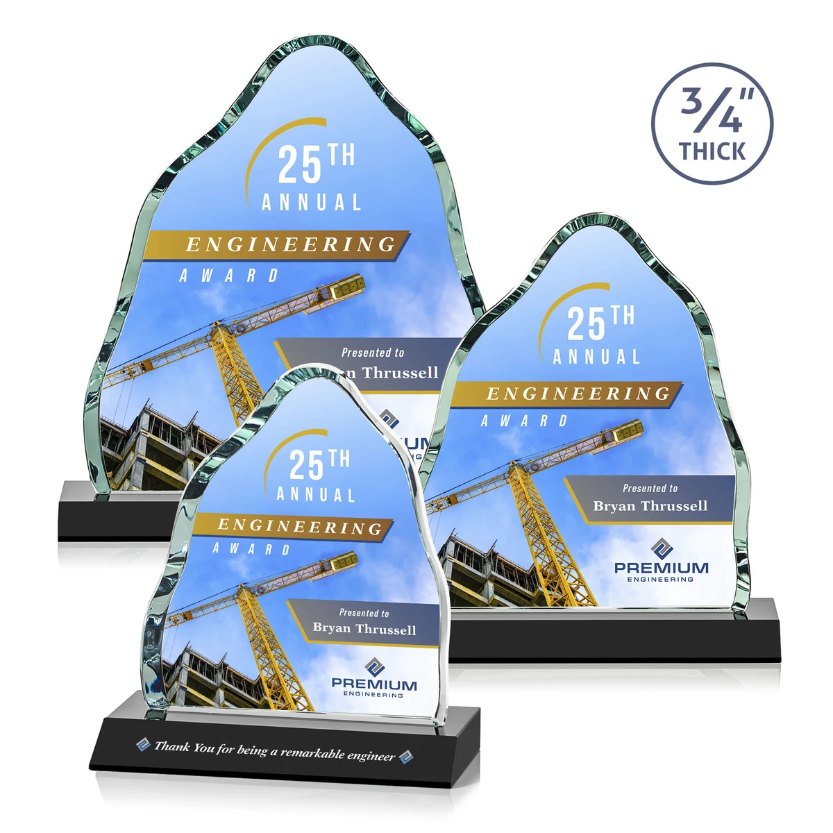 Dunwich VividPrint™ Award - Black 1