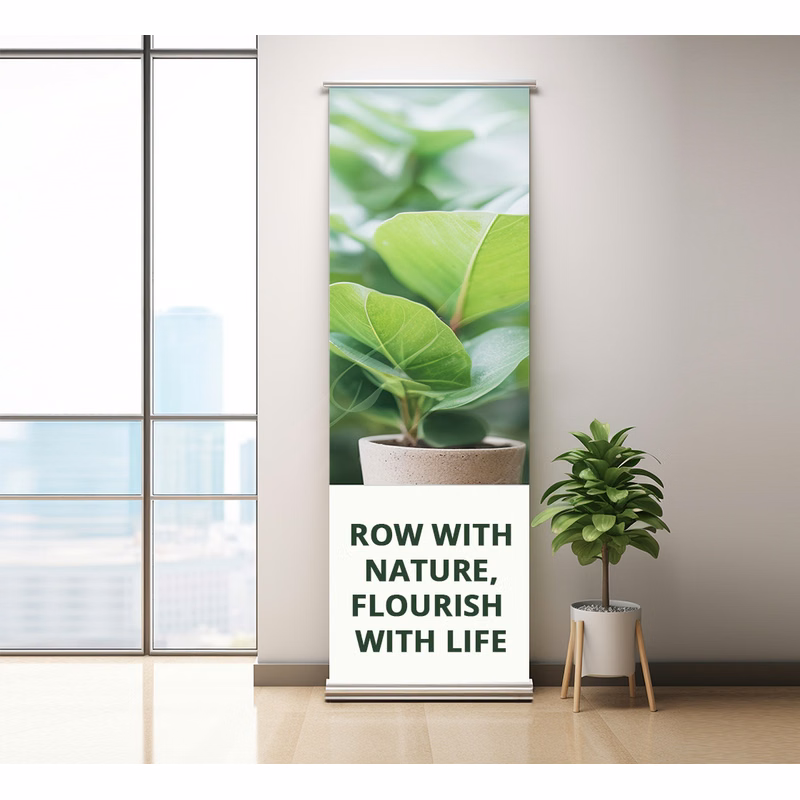Silverstep 24" x 85" Retractable Banner Stand (Graphic only)