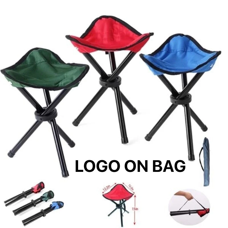 Large Portable Triangle Stool Chair With Carrying Bag 1