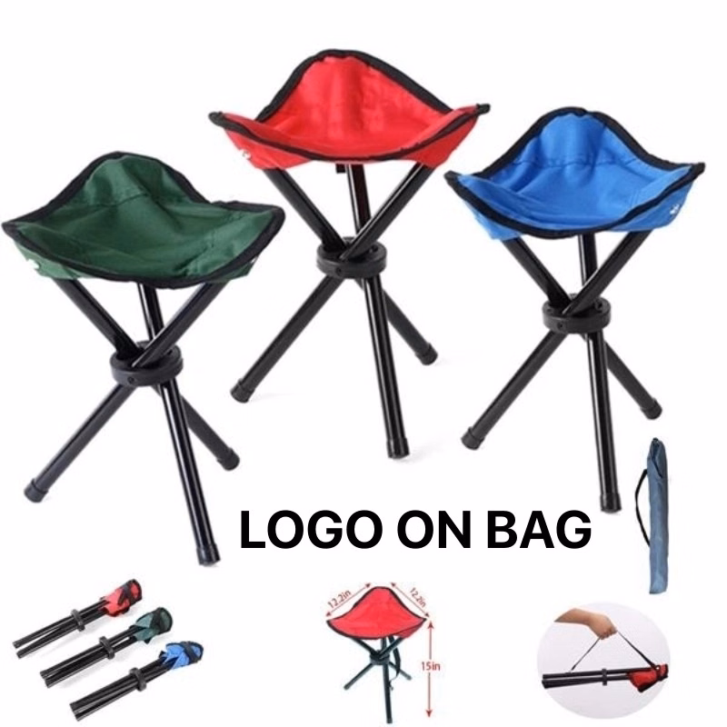 Large Portable Triangle Stool Chair With Carrying Bag