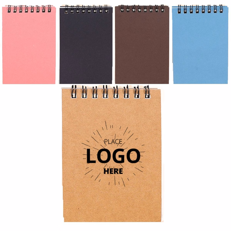 Eco-Friendly A7 Kraft Coil Notebook