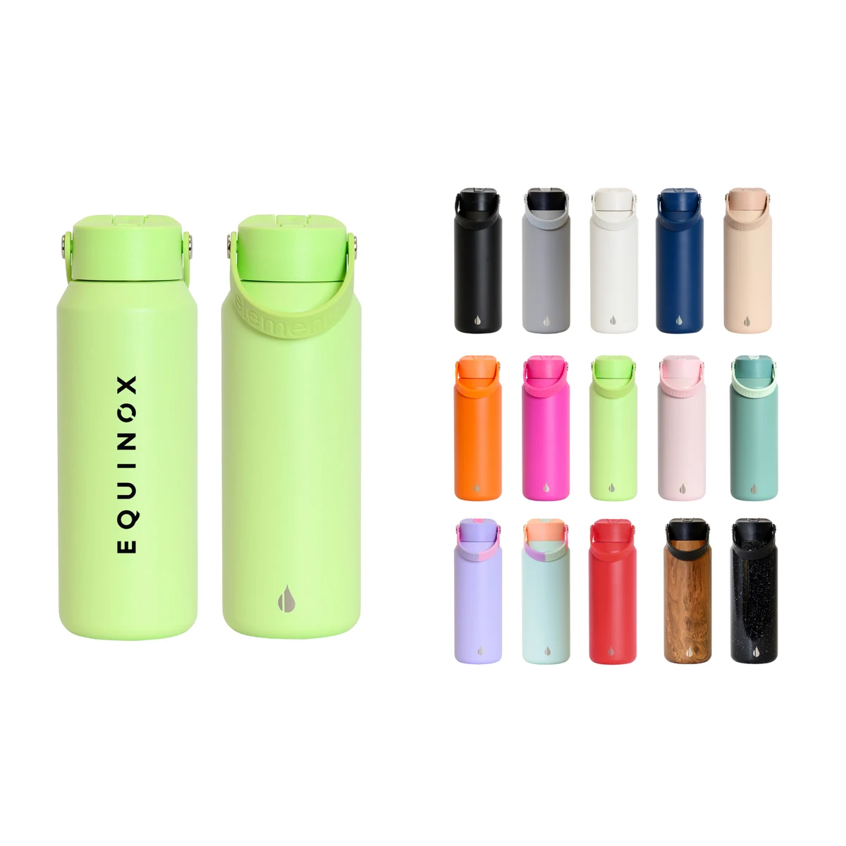 Elemental® Core Series 40oz Stainless Steel Water Bottle - Vacuum Insulated - BPA-Free and Lead-Free 1