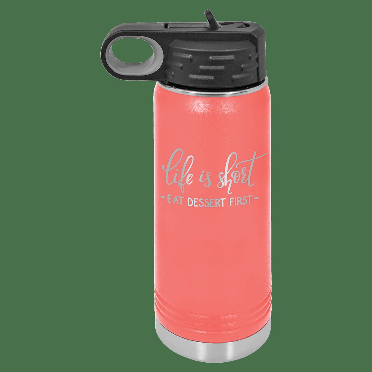 20 oz. Coral Laser Engraved Polar Camel Water Bottles, custom water bottle with logo imprint 1