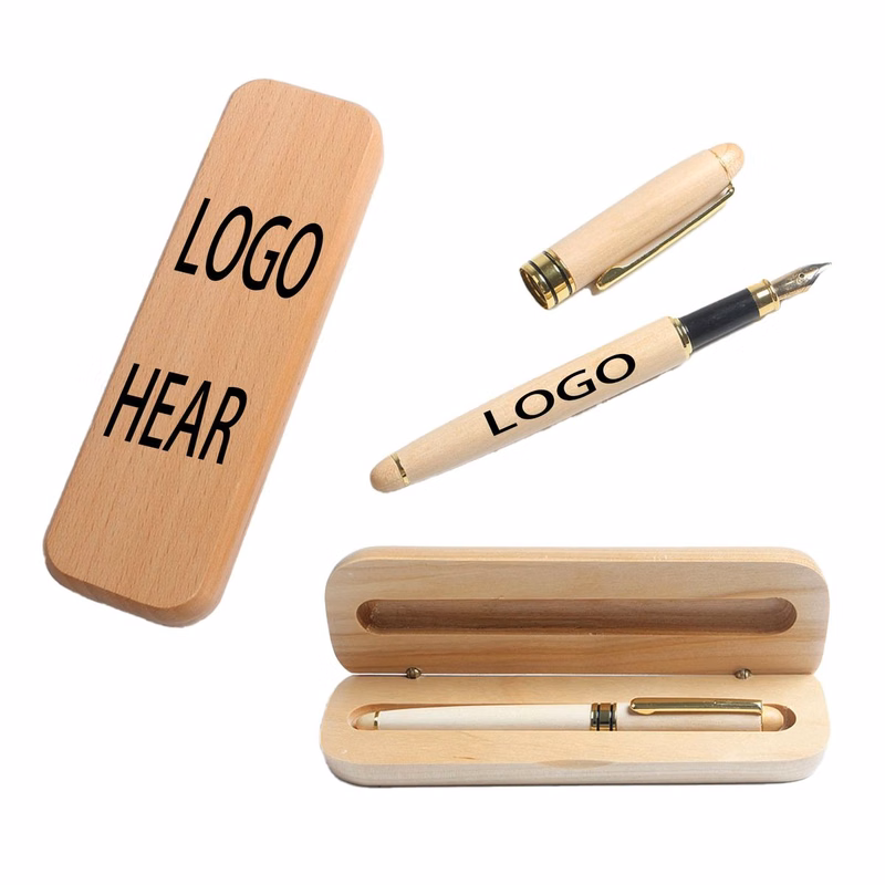 Solid Wood Pen Storage Box Set