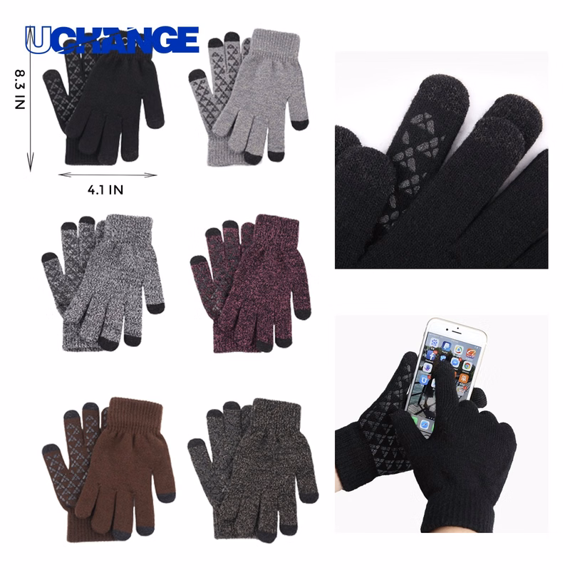 Touchscreen Thermal Gloves with Fluff Lining