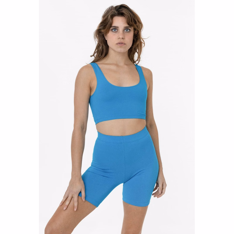 COTTON SPANDEX BIKER SHORTS