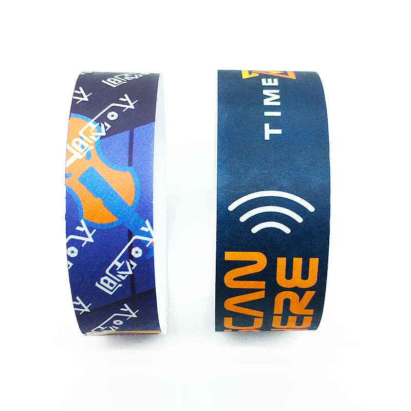 Disposable Tearproof Paper Wristbands 1