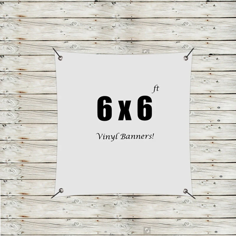 Custom 6' x 6' Vinyl Banners 1